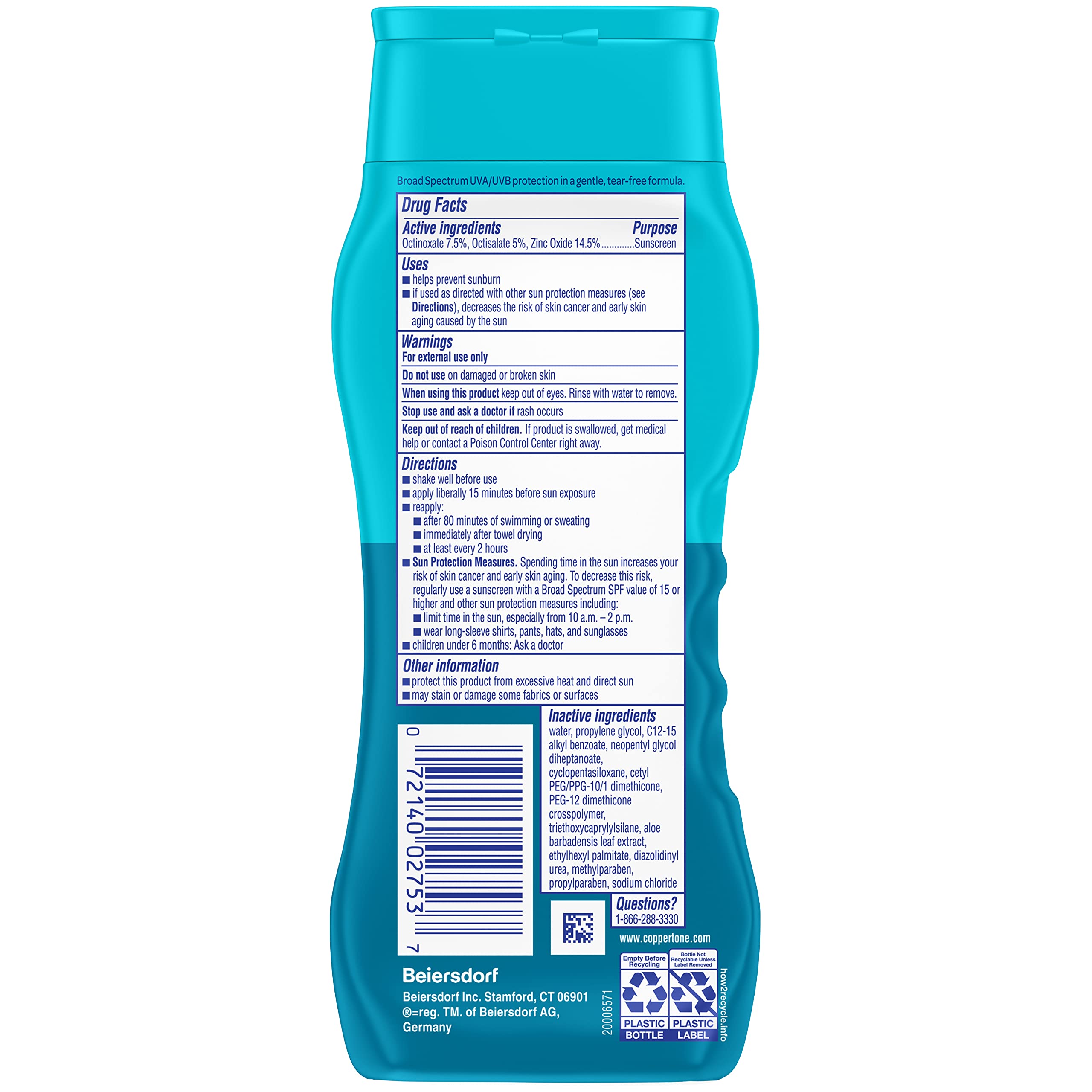 Coppertone Kids SPF 50 Tear Free Lotion (8 Fluid Ounce) - Image 10