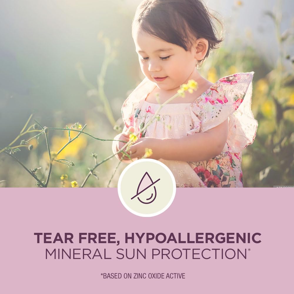 Coppertone Pure and Simple Baby Mineral Sunscreen Spray SPF 50 (5 Oz), Tear Free + Baby Sunscreen Stick SPF 50 (0.49 Oz), Hypoallergenic and Fragrance Free - Image 5